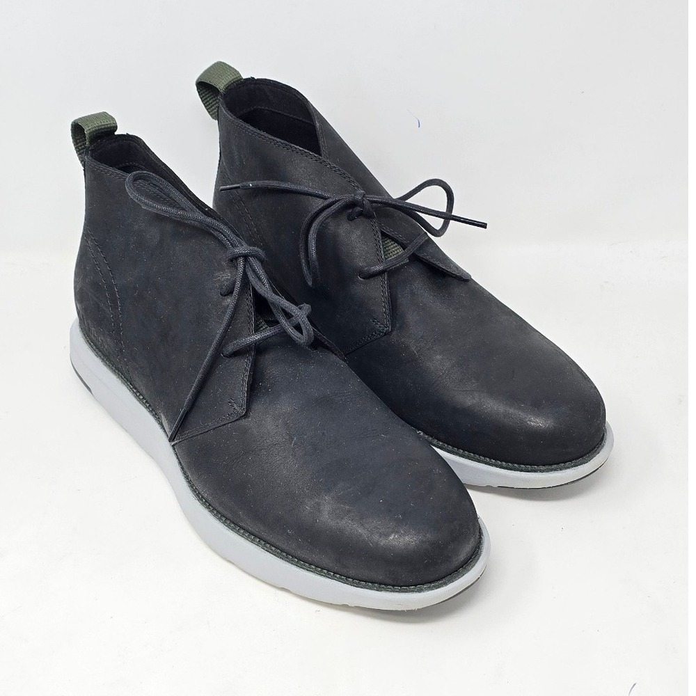Cole Haan Grand 360 Atlantic water resistant Chukka boots men 11.5 M black